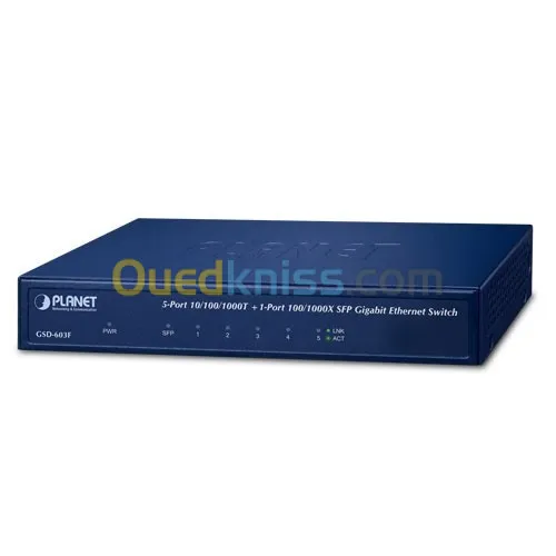 GSD-603F PLANET Non Managed SWITCH 