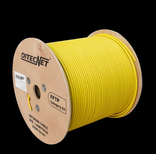 Cable réseau CAT6A F/FTP DITECNET 