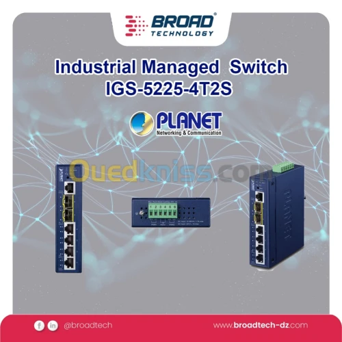 Industrial Managed  SWITCHS PLANET 