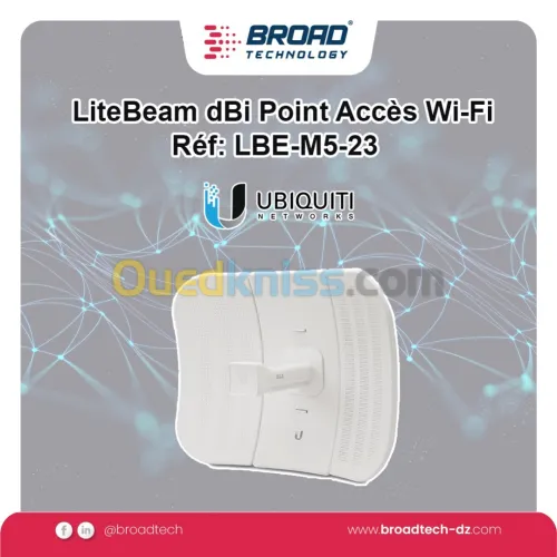LBE-M5-23 Ubiquiti LiteBeam dBi Point Accès Wi-Fi 