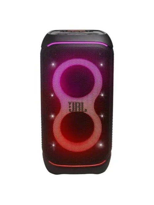 JBL PARTYBOX STAGE 320, Enceinte Bluetooth, 240 W - Batterie intégrée - Effets lumineux - Prises micro/guitare - Bluetooth 5.4/USB/AUX - IPX4 - Poignée trolley + roulettes
