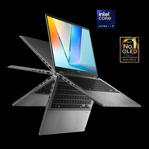VENDU - ASUS Vivobook 14 Flip OLED, Intel Core Ultra 7-258V, 32GGB-8533MHz, 1TB SSD nVme, ARC 140V