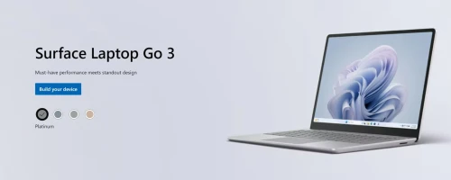 VENDU - Surface Laptop Go 3, Intel Core i5-1235U, 8GB, 256GB SSD, iRis Xe, Neuf Sous Emballage