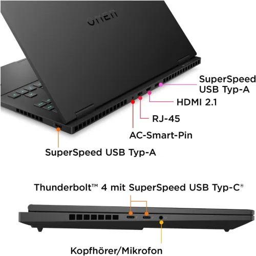 VENDU - HP OMEN 16-wf1000ns, Intel Core i7-14700HX, 32GB 5600MHz, 1TB SSD, RTX4060 8GB, 16" 165Hz