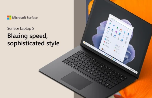 VENDU - MICROSOFT SURFACE LAPTOP 5 15" BLACK, Intel Core i7-1255U, 16GB LPDDR5X, 512GB SSD, ETAT 