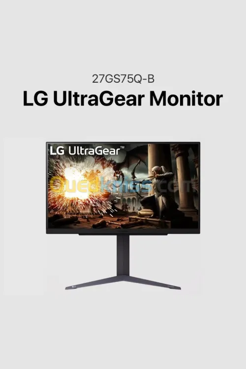 VENDU - LG 27" 2.5K 180Hz LED UltraGear 27GS75Q-B -1ms - Format 16/9 - Dalle IPS - HDR10 - G-SYNC / 