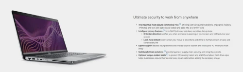 VENDU - Dell Latitude 5440, Intel Core i7-1365U vPro, 16GB 3200MHz, 256GB SSD, iRis Xe, 14" FHD,