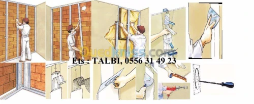 entreprise de placo platre BA13