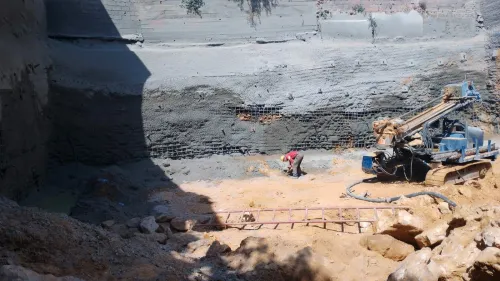 Travaux de fondations spéciales et de géotechnique