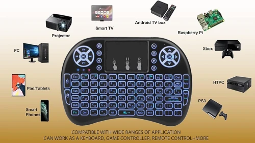 Télécommande Smart TV + Clavier + Air Mouse