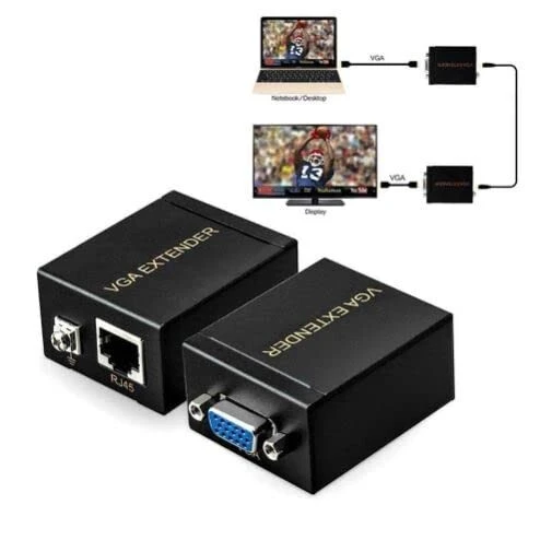 Extendeur VGA sur câble Ethernet Cat5e/Cat6 (60 M)