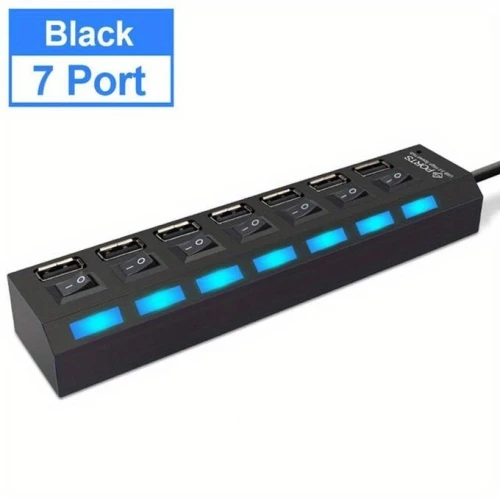 HUB USB 3.0 4/7 Ports Avec Interrupteur  