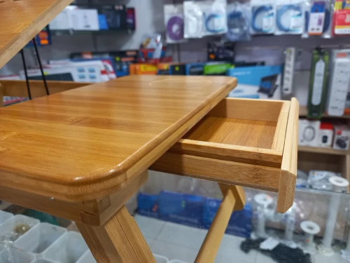 TABLE LAPTOP En Bois + Ventilo + HUB USB