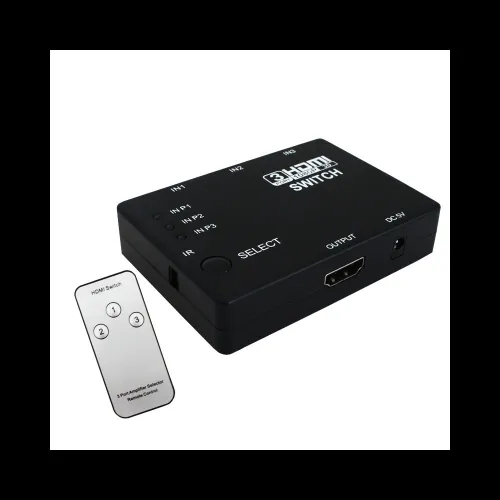 Switch HDMI - Multiprise HDMI - 3 Entrées et 1 Sortie Full HD Avec Télécommande