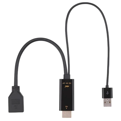 Convertisseur HDMI/M+USB 2.0 To DP/F  4K