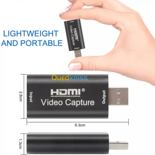 HDMI Vidéo Capture  USB 2.0 Full HD