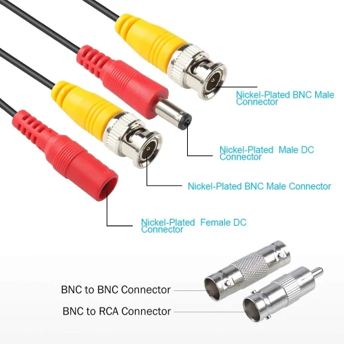 Cable caméra avec Alimentation