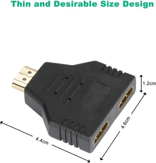  Splitter Video Cable HDMI M to 2 x HDMI F