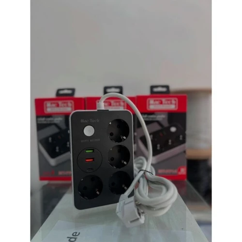 Multiprise 8/4 Prise AC 6/3 Ports USB Charge Rapide