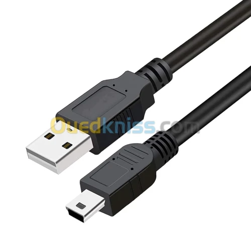 Cable USB Mâle to USB mini B