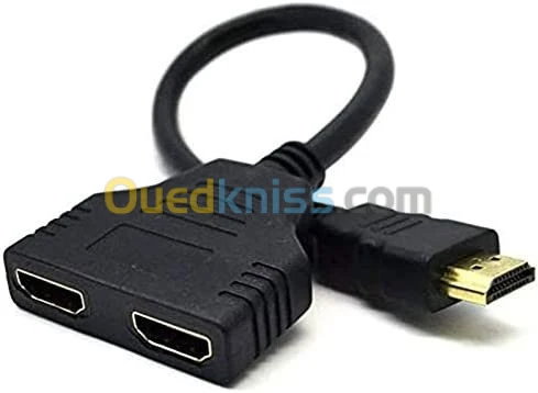  Splitter Video Cable HDMI M to 2 x HDMI F