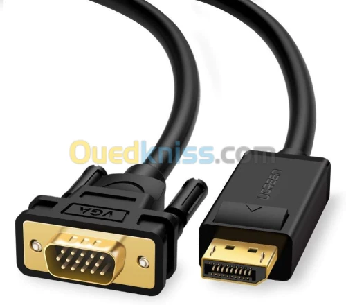 Cable & Adaptateur  Display Port To VGA 