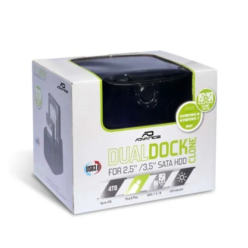 Station de Clonage USB 3.0 Pour Disques Durs 2.5"/3.5" SATA (ADVANCE)