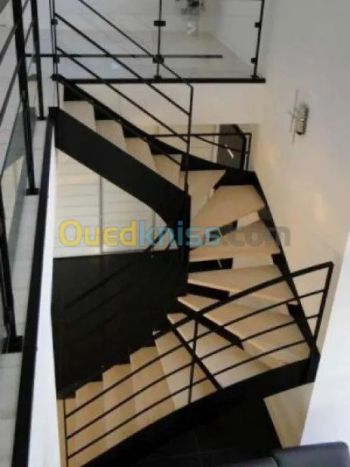 escalier métallique