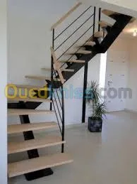 escalier métallique