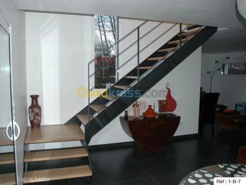 escalier métallique