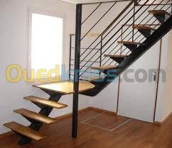 escalier métallique