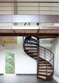 escalier métallique