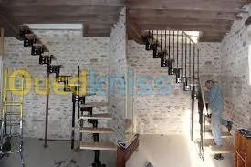 escalier métallique