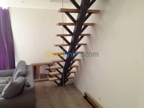 escalier métallique