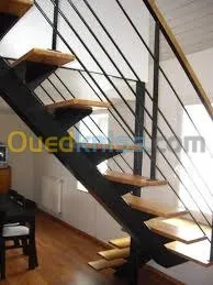 escalier métallique