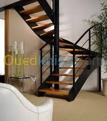 escalier métallique