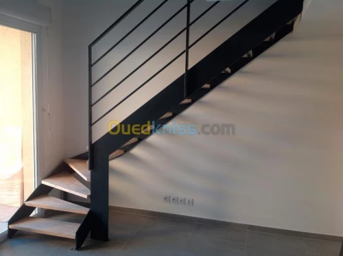 escalier métallique