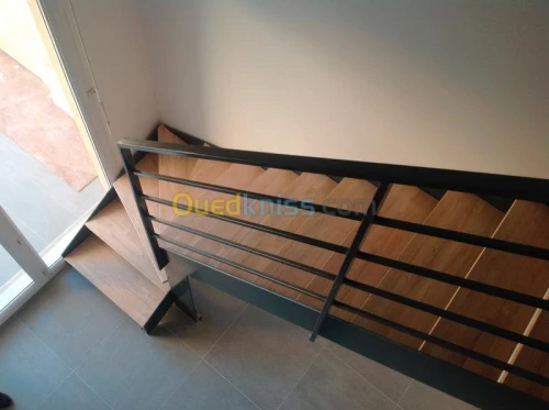 escalier métallique