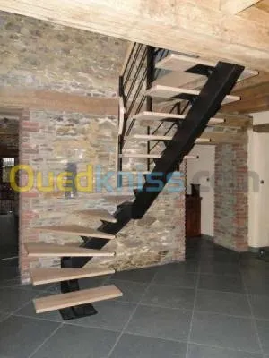 escalier métallique