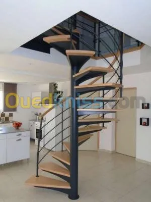 escalier métallique