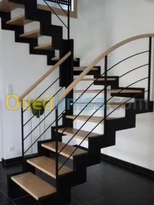 escalier métallique