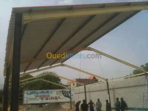 Construction en charpente métallique 