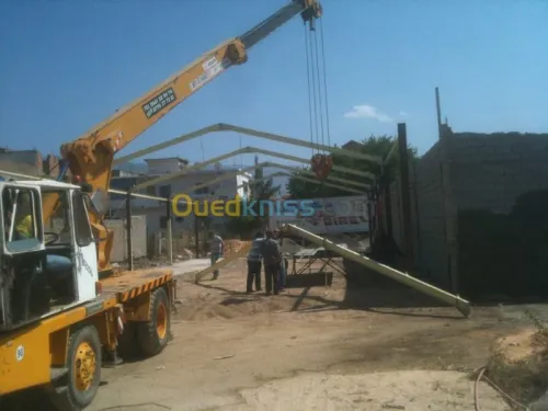 Construction en charpente métallique 