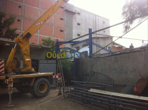 Construction en charpente métallique 