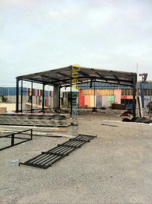 Construction en charpente métallique 