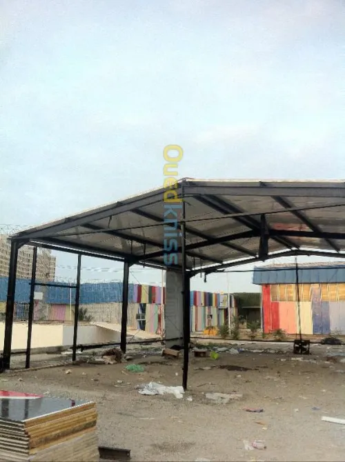 Construction en charpente métallique 