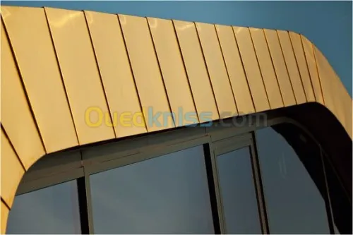 habillage des surfaces en alluminium