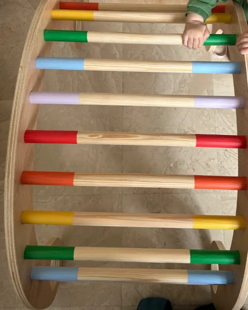 Triangle de pikler montessori bebe et supplement baby rocker