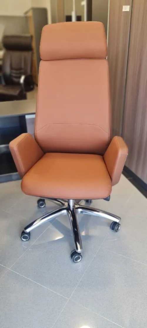 CHAISE EN CUIR ET CUIR  SYNTHETIQUE