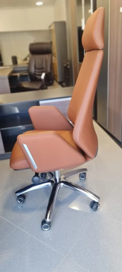 CHAISE EN CUIR ET CUIR  SYNTHETIQUE